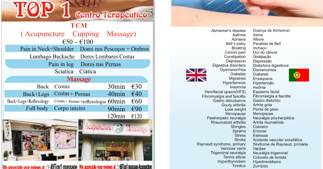 Top 1 acupuncture massage Facebook ad: Headache Pain in neck&shoulder&leg Backache Sciatica…
