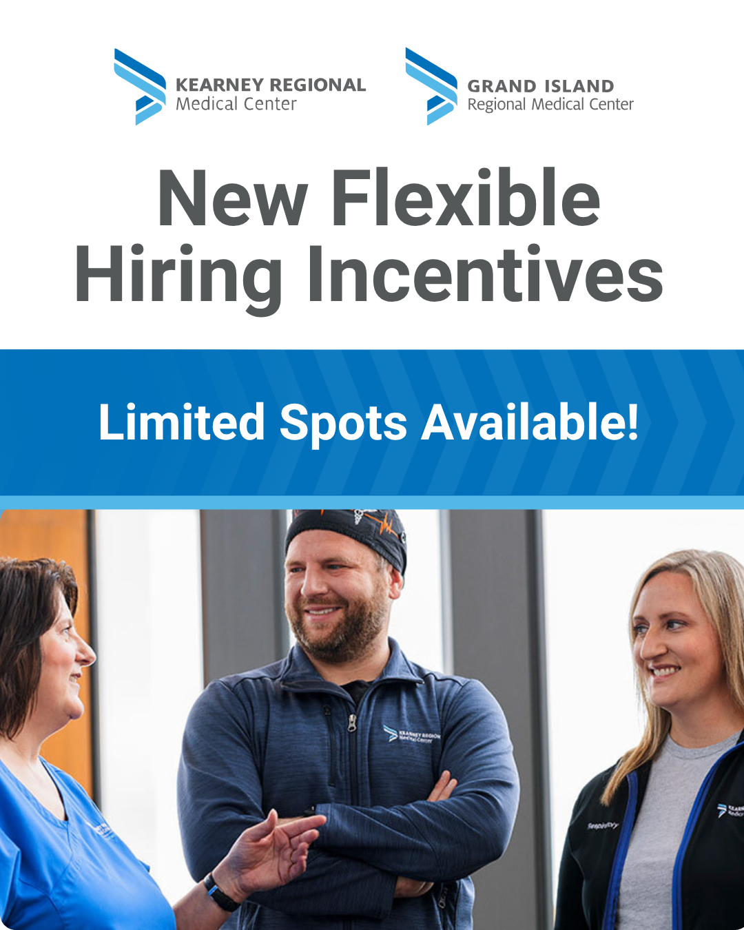 Bryan Health Facebook ad: Join Our Team in Kearney and Grand Island!