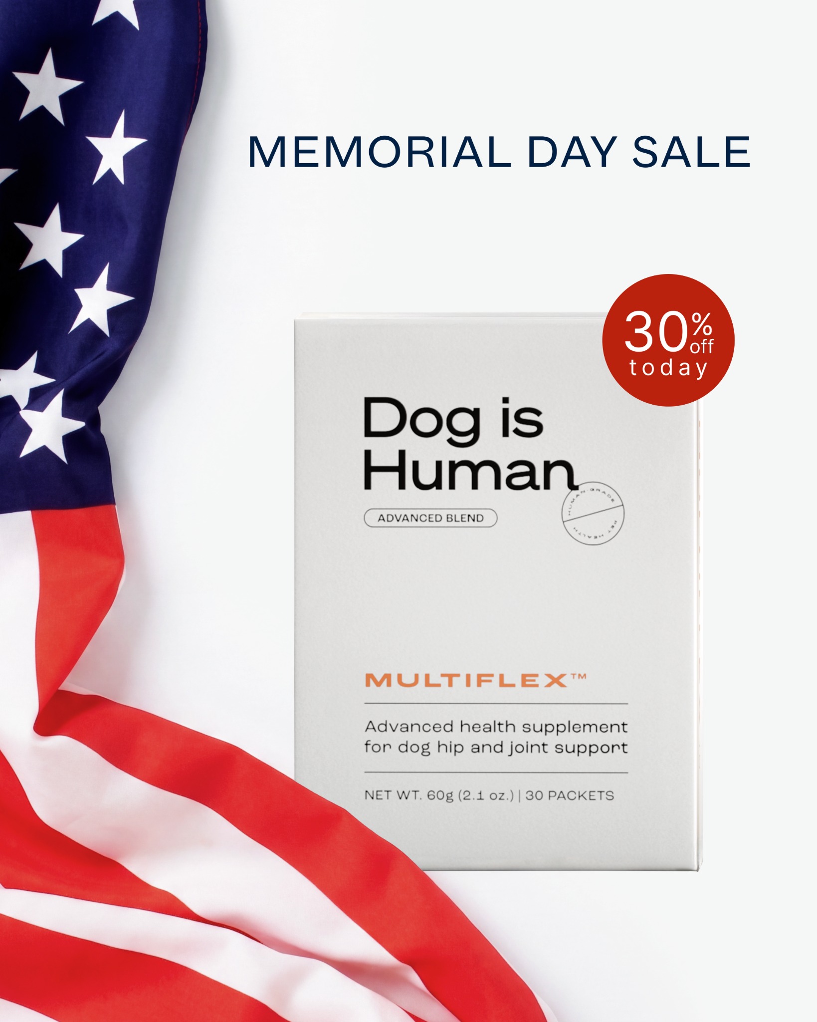 Dog is Human Facebook ad