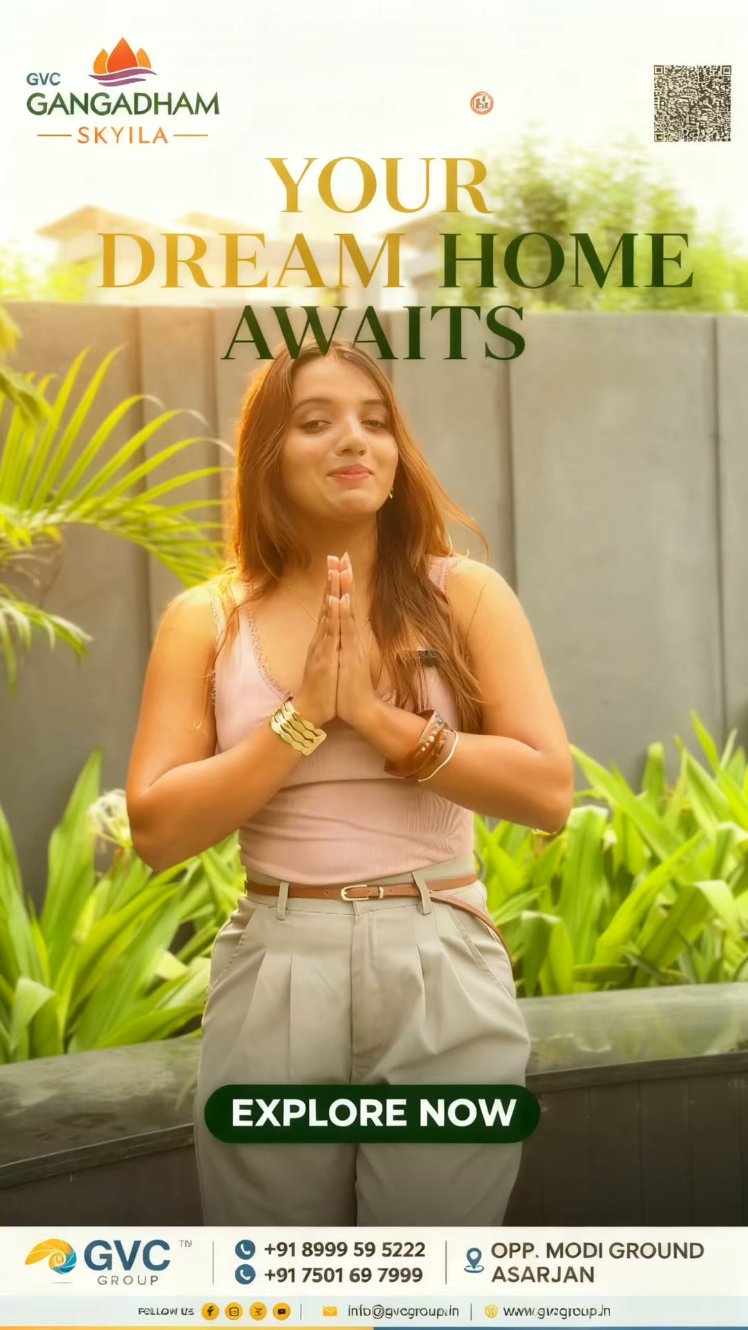 GVC GROUP Facebook ad: 2 & 3 BHK Nature Homes in Nanded