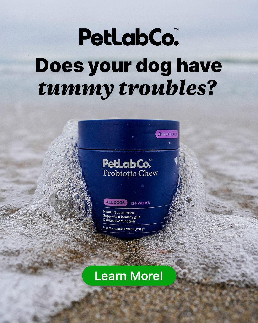 PetLab Co. Facebook ad