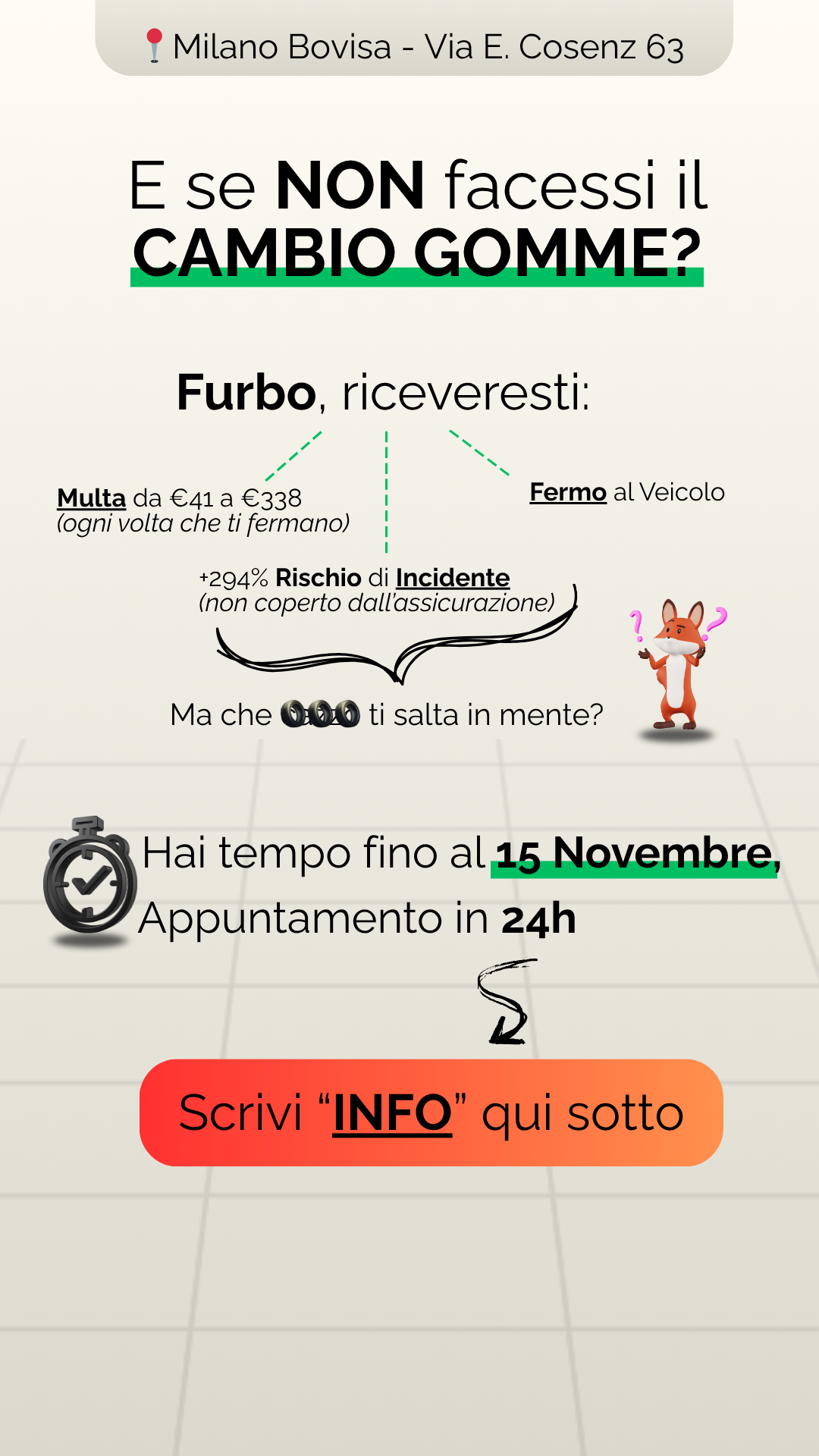 Pneumatici Superstore Milano Bovisa Facebook ad from Nov 3, 2025