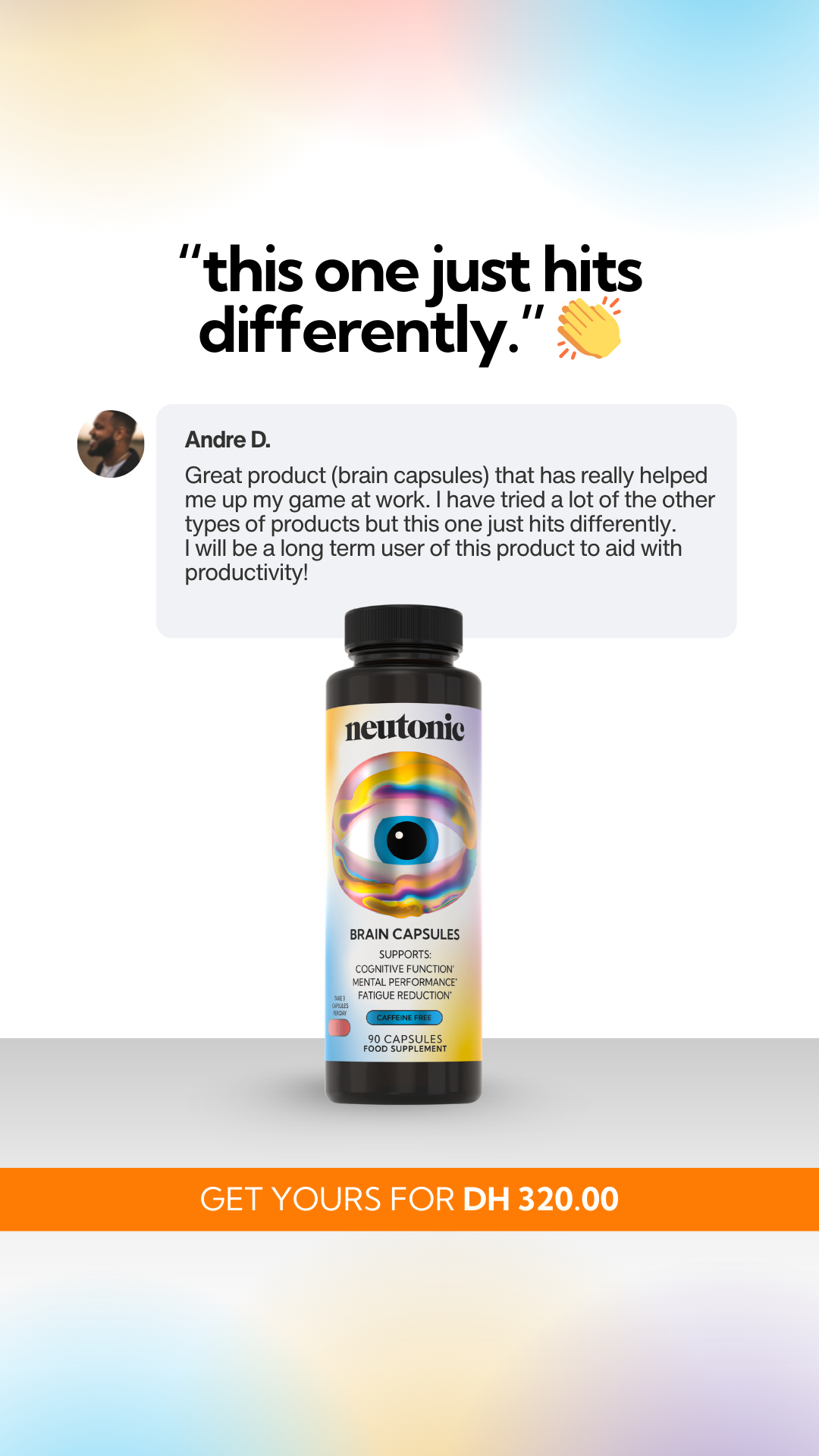 Neutonic Facebook ad