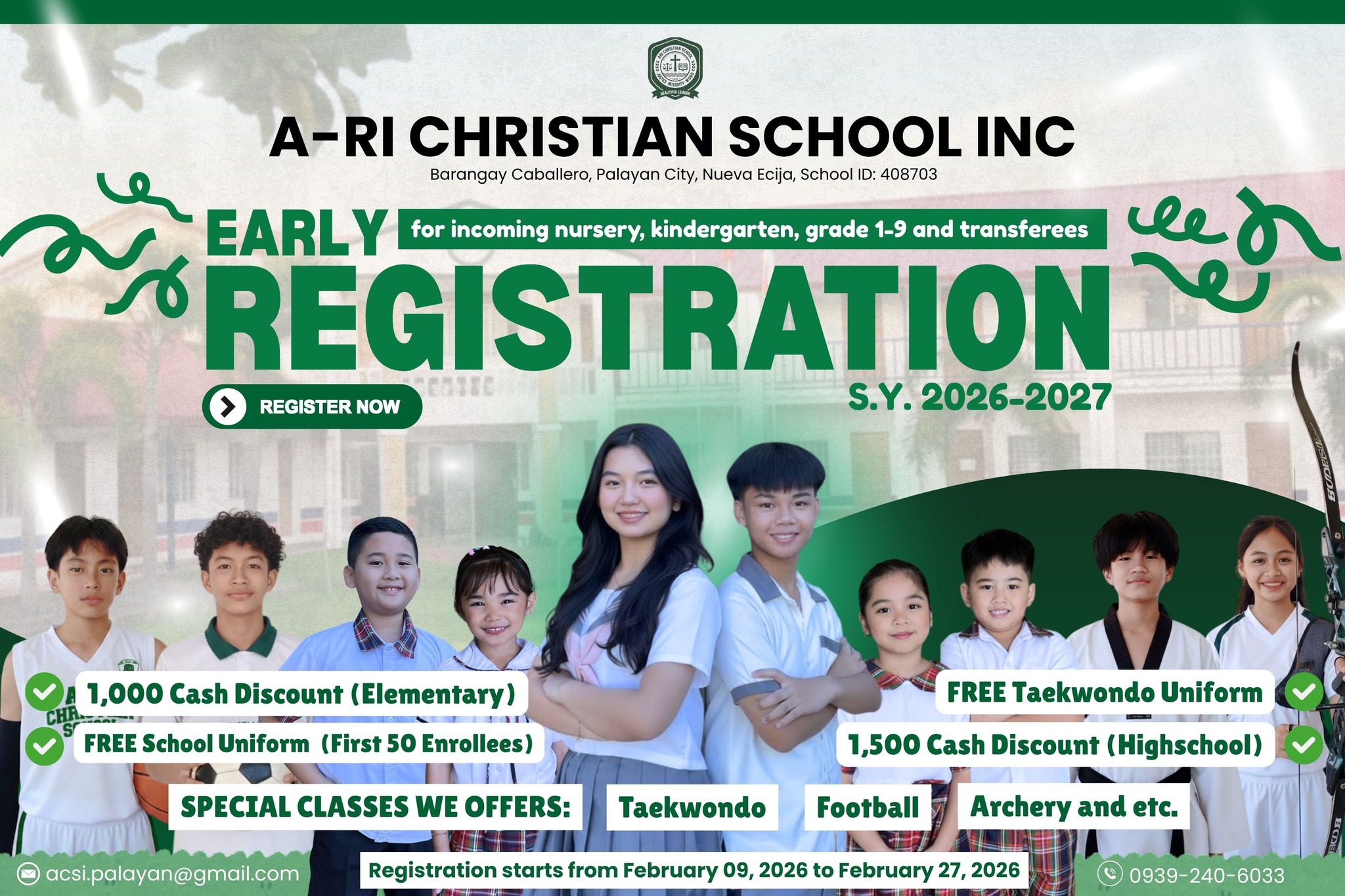 A-RI Christian School Facebook ad: UNLOCK YOUR CHILD'S POTENTIAL WITH A-RI CHRISTIAN INC…