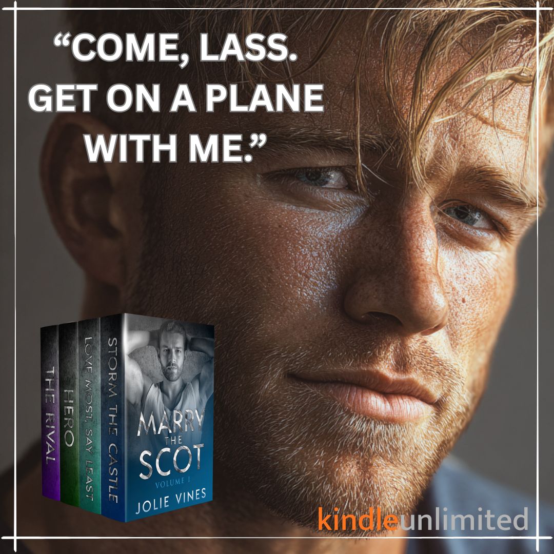 Jolie Vines Facebook ad: Loveless Scottish brothers in Kindle Unlimited