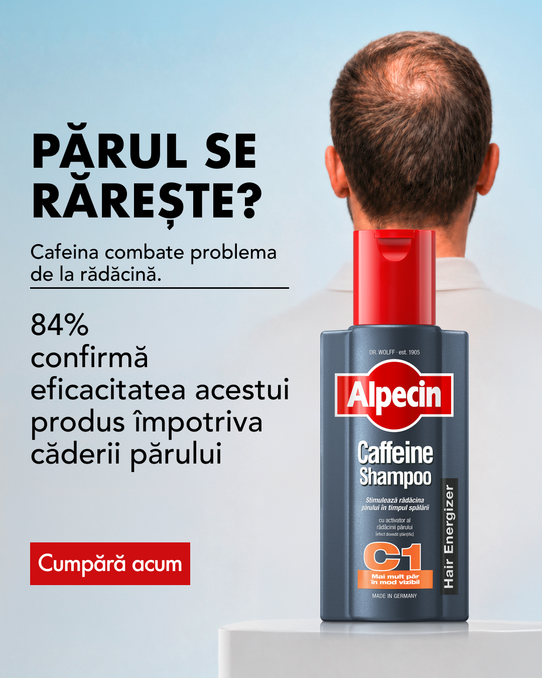 Alpecin Facebook ad