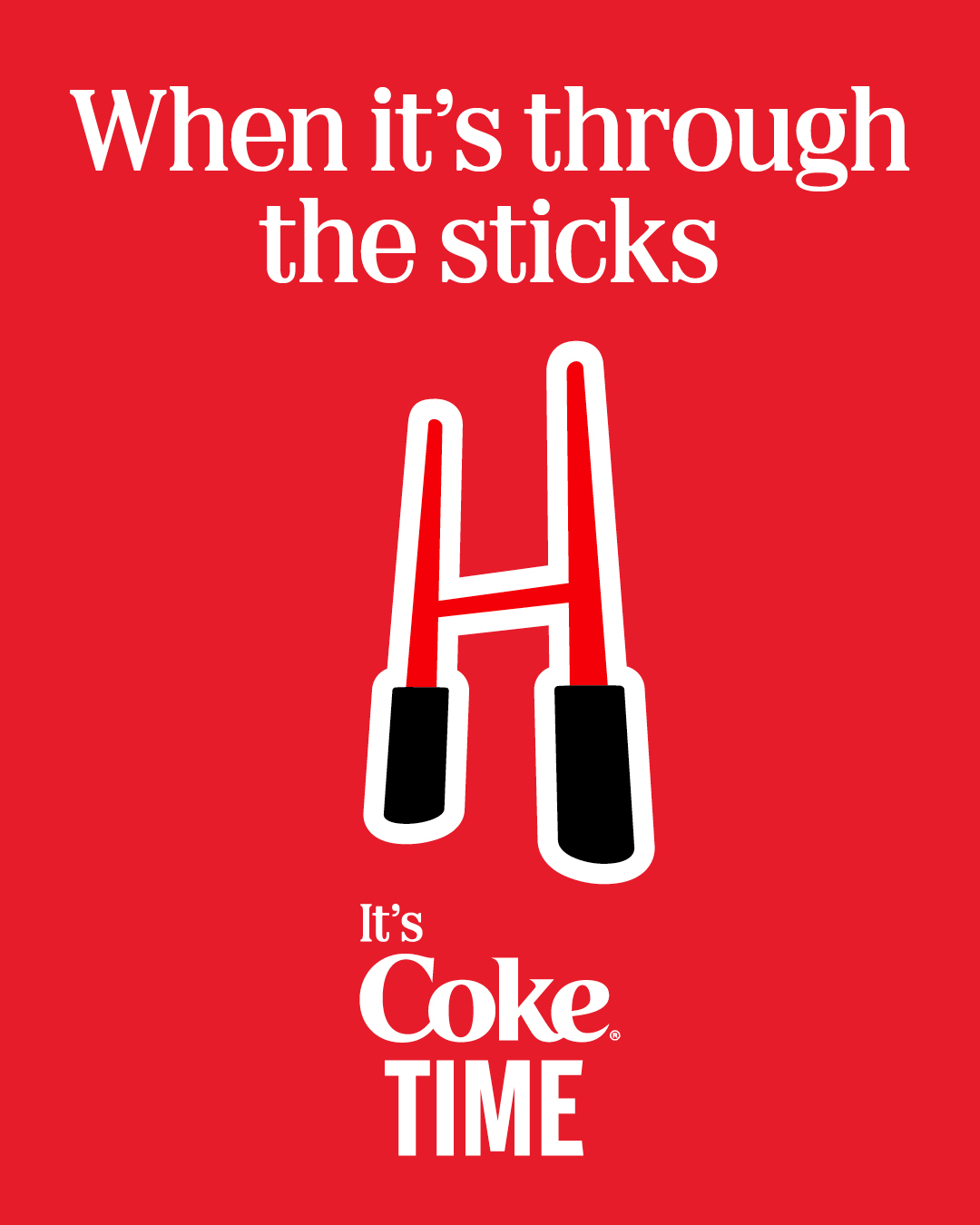 Coca-Cola Facebook ad: Grab a Coke