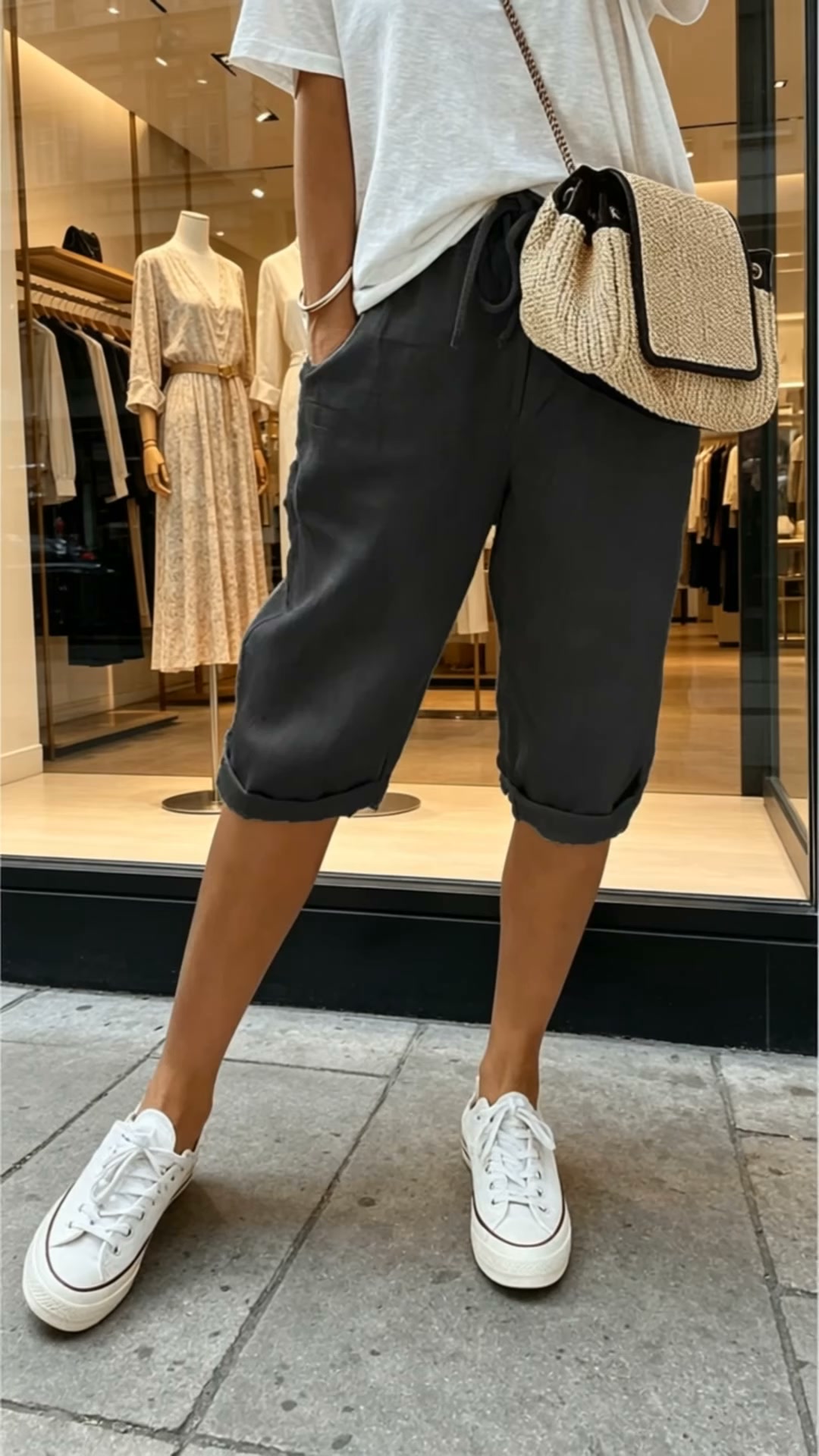 Lomali Facebook ad: Pantacourt Lin & Coton -50%