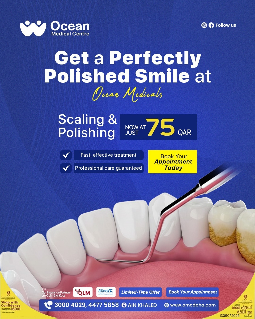 Ocean Medical Centre W.L.L Facebook ad