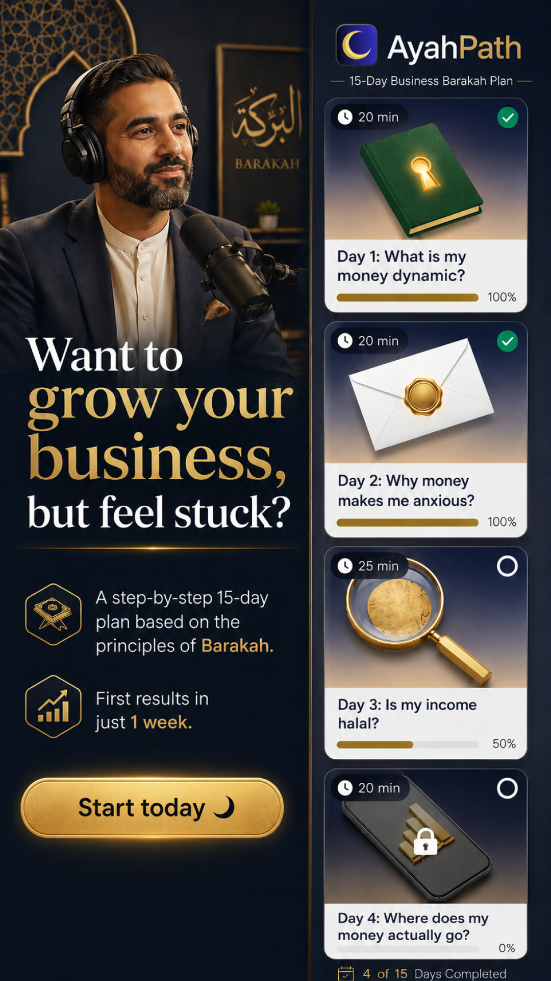 Imam Advice Daily Facebook ad