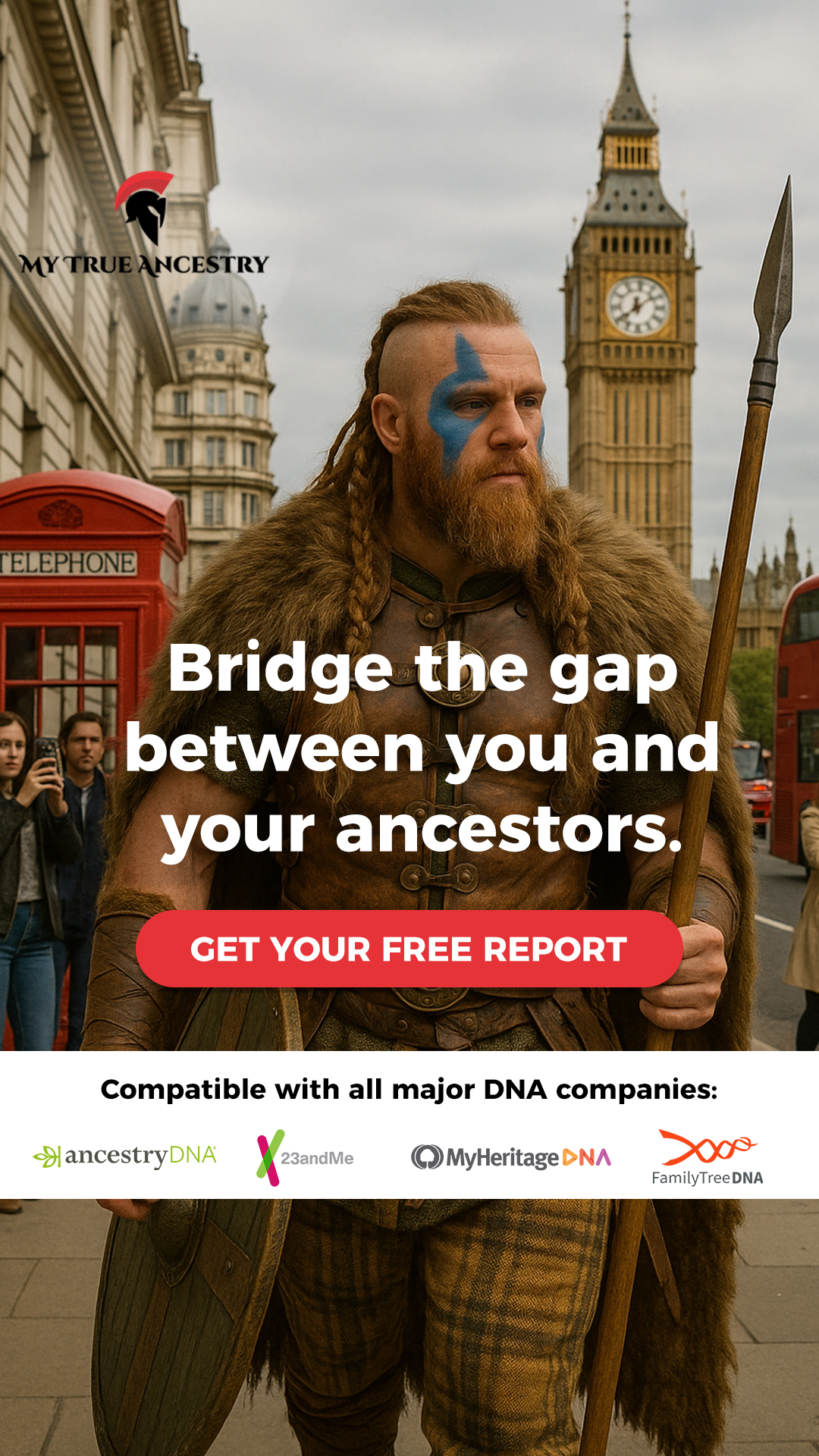 Mytrueancestry Facebook ad