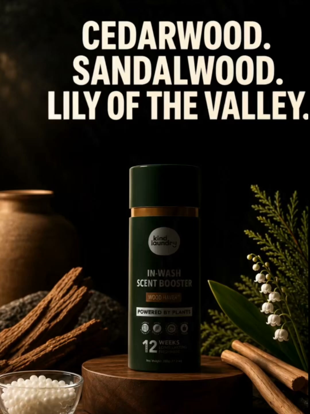 Kind Laundry Facebook ad: The Botanical Scent Profile Your Laundry Deserves