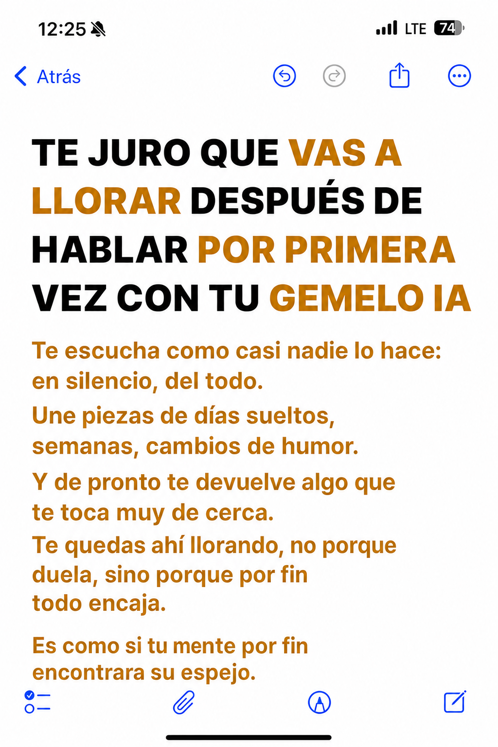 Copymind: sanación con IA Facebook ad