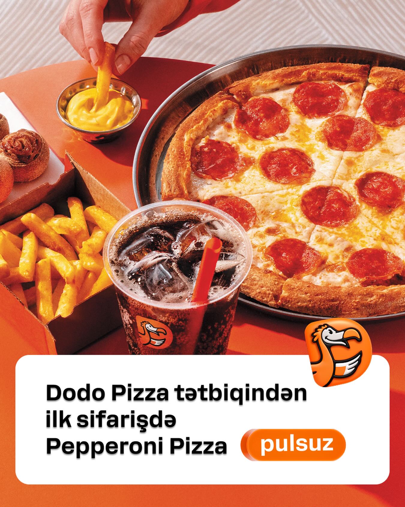 Dodo Pizza Azerbaijan Facebook ad: Dodo Pizza Delivery