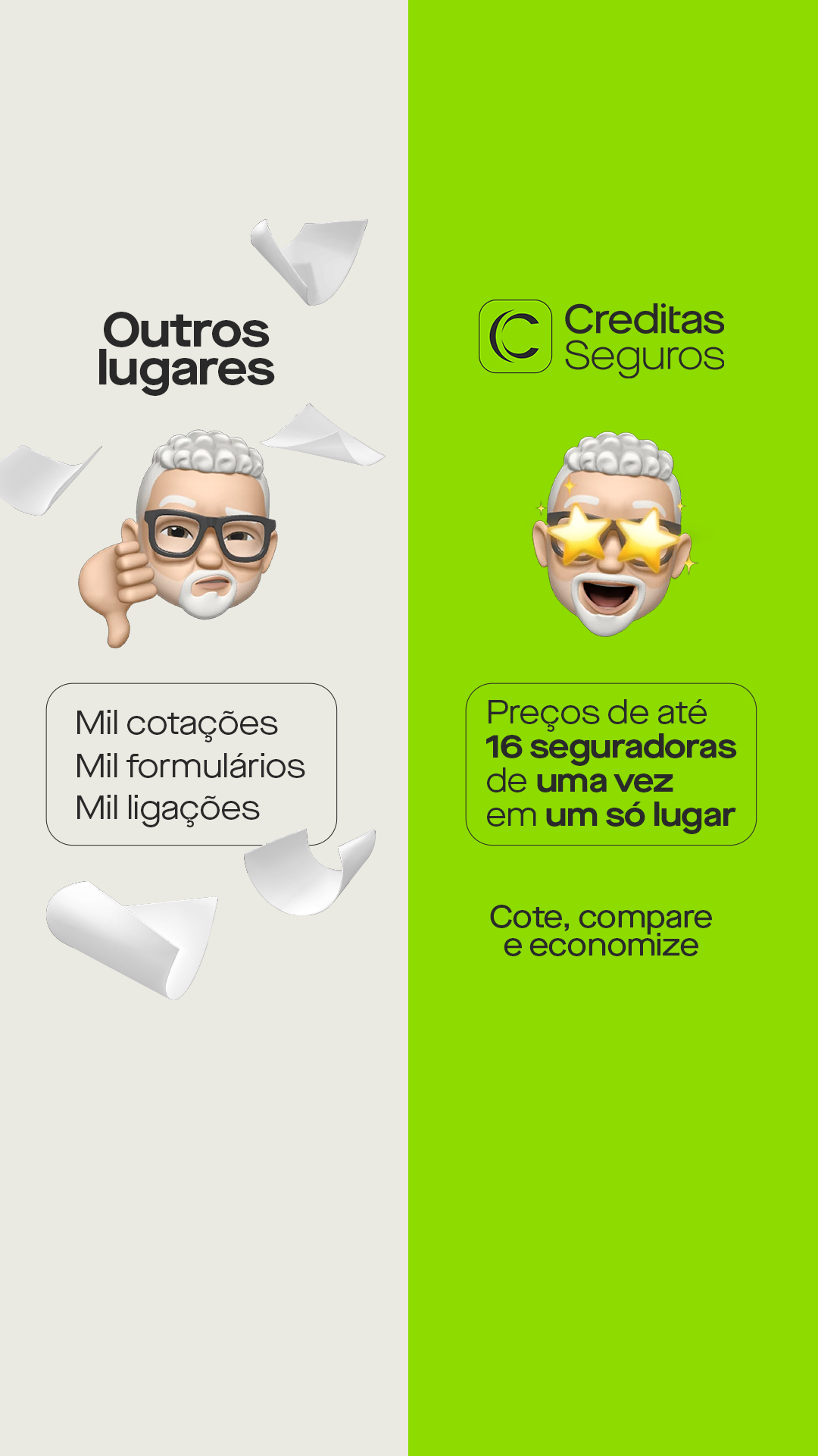 Creditas Seguros Facebook ad