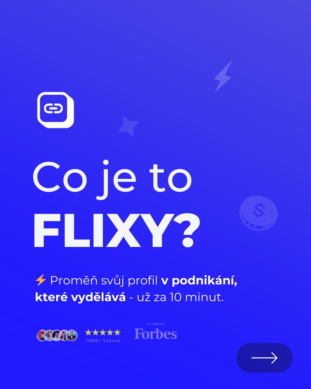 Flixy.cz Facebook ad: Chceš konečně vydělávat z toho, co tvoříš?