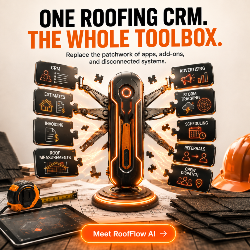 Roof Flow AI Facebook ad