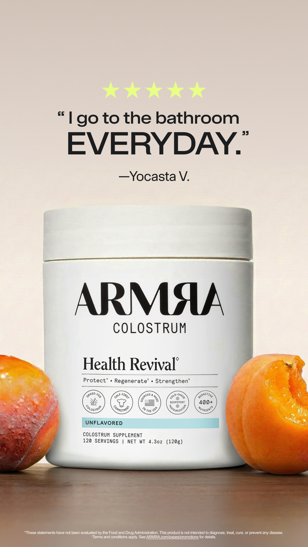 ARMRA Facebook ad