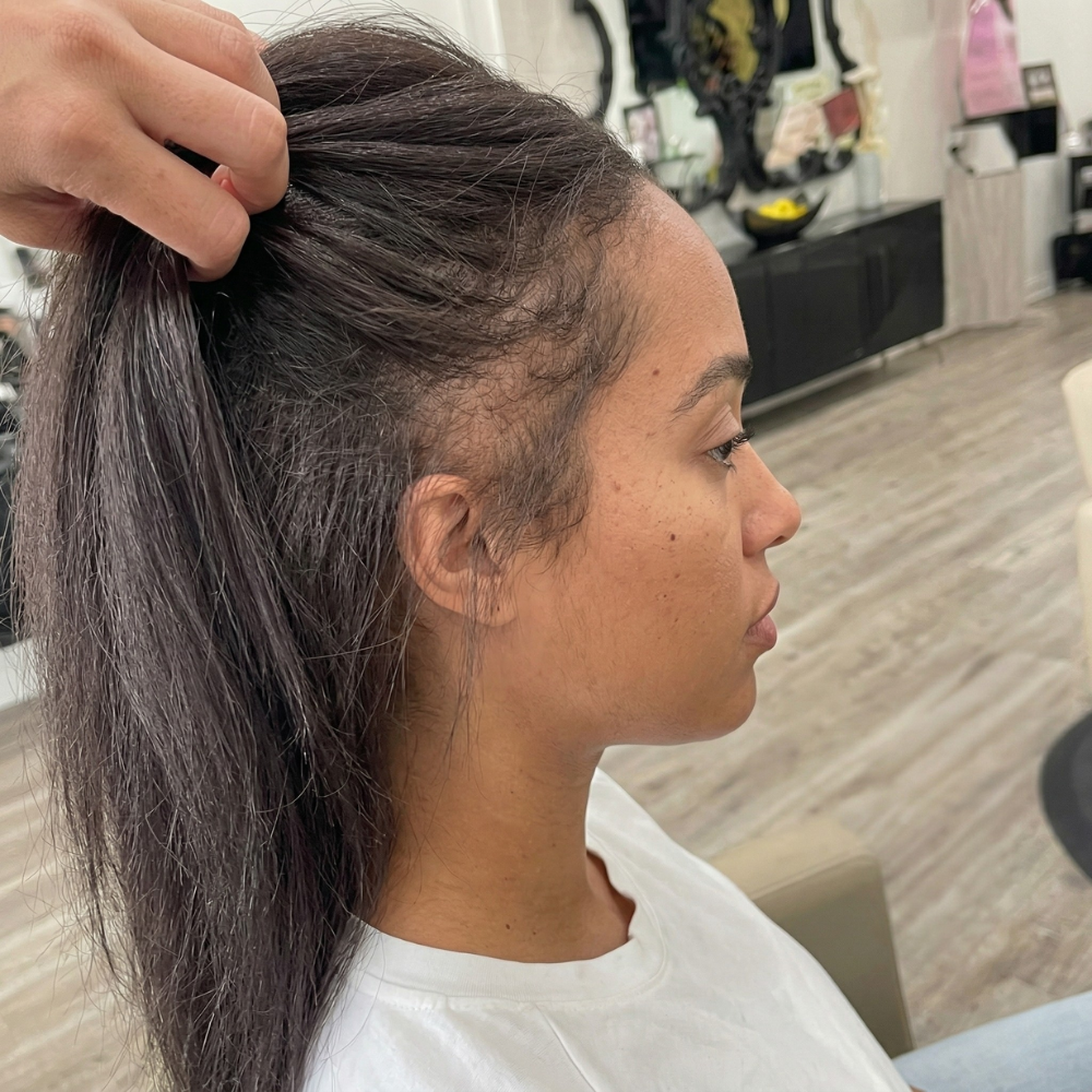 Linda Harper Facebook ad: I tried everything they recommend for postpartum hair…