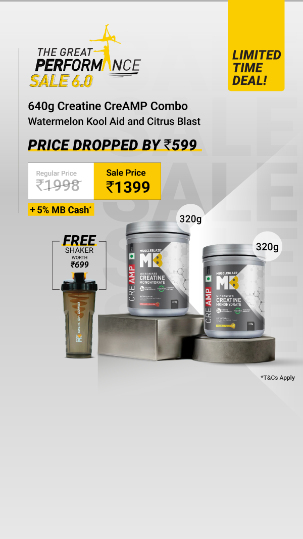 MuscleBlaze Facebook ad