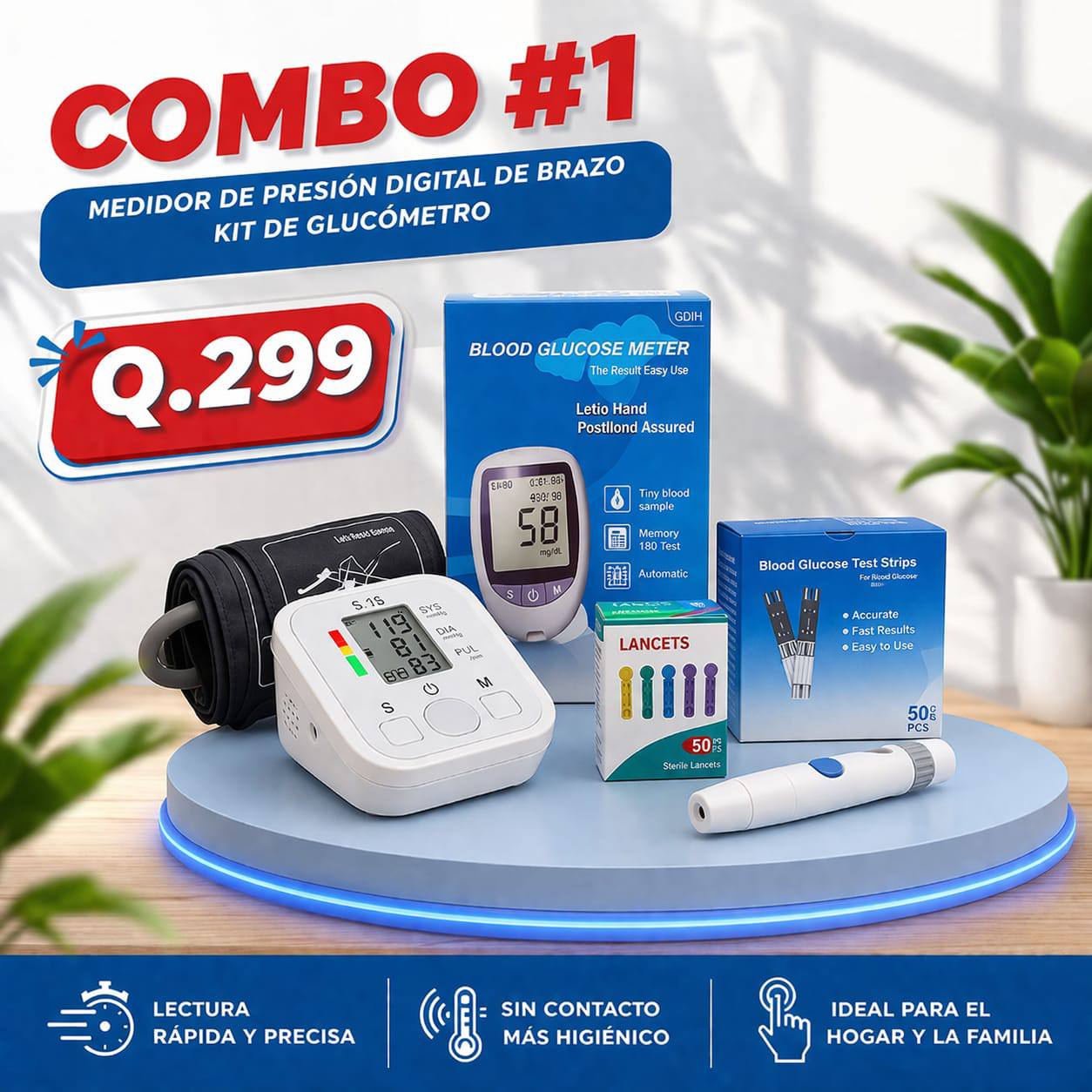 Medical Shop Online Facebook ad: Combos de Salud para ti, Tu bienestar, nuestra…