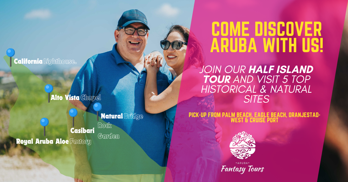 Aruba Fantasy Tours Facebook ad: Top Shore Excursion in Aruba!