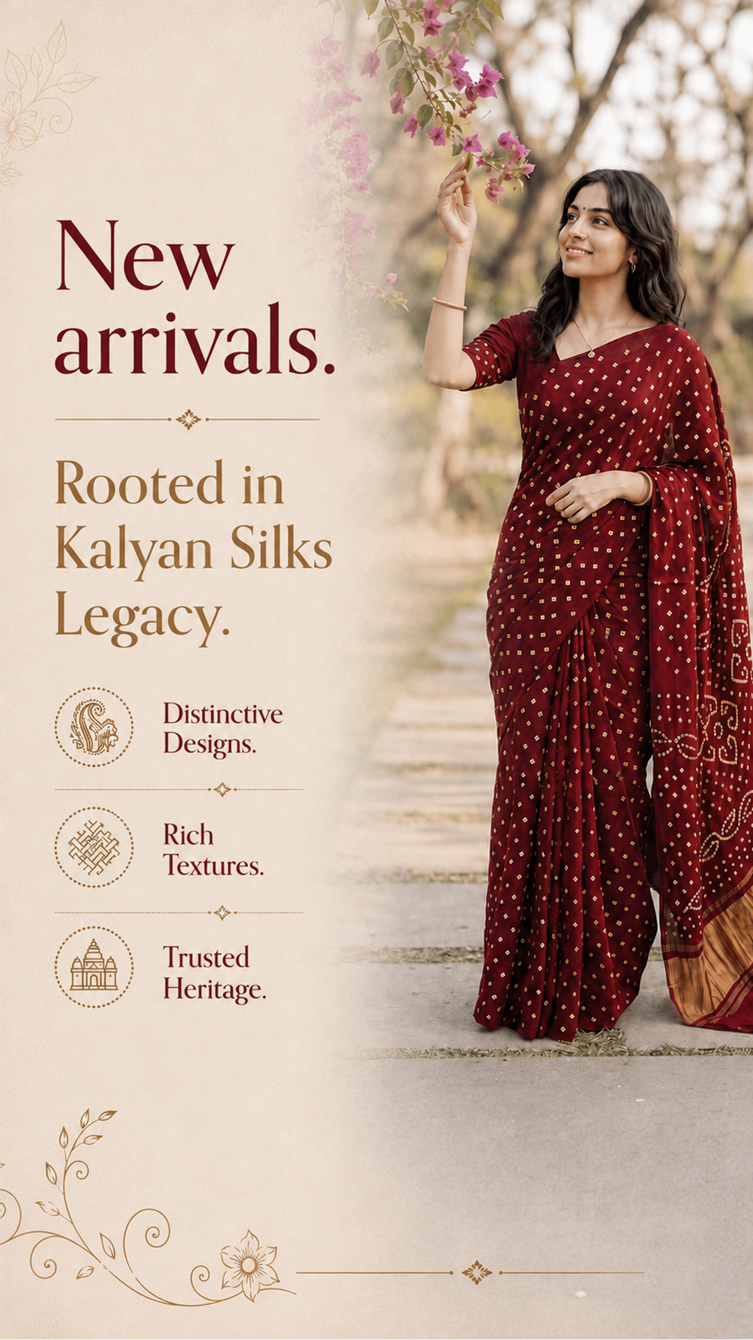 Kalyan Silks Online Facebook ad from Jul 24, 2026