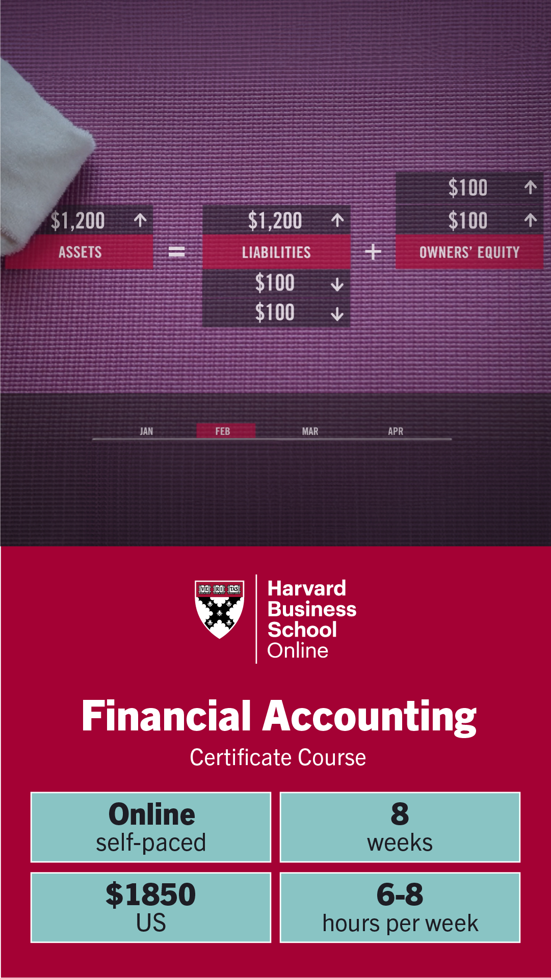 Harvard Business School Online Facebook ad