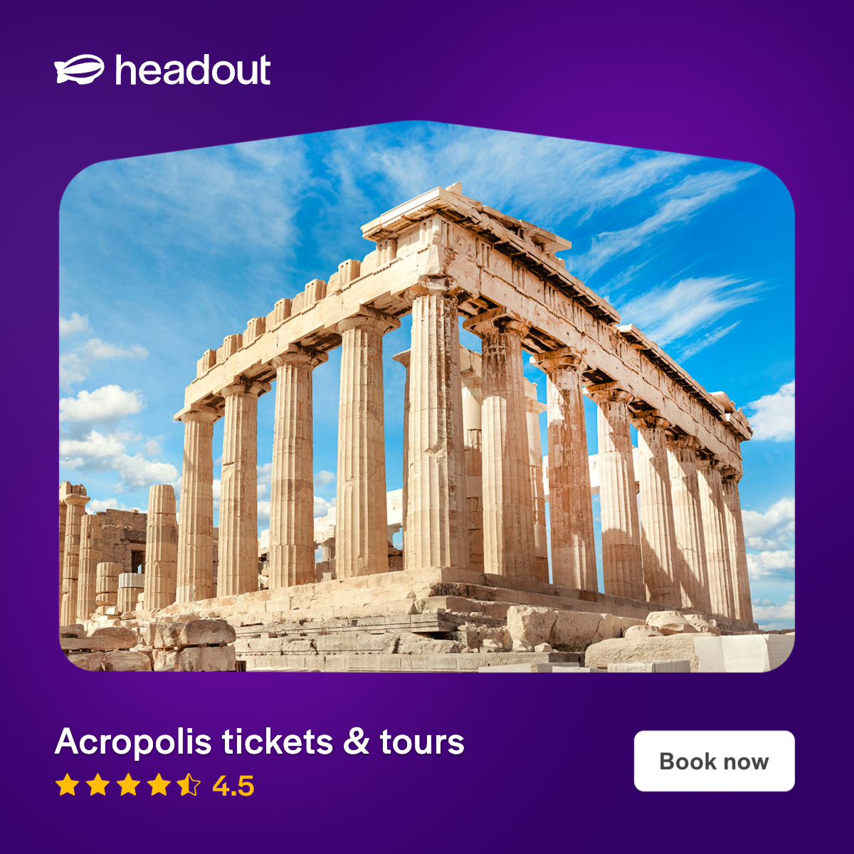 Headout Facebook ad
