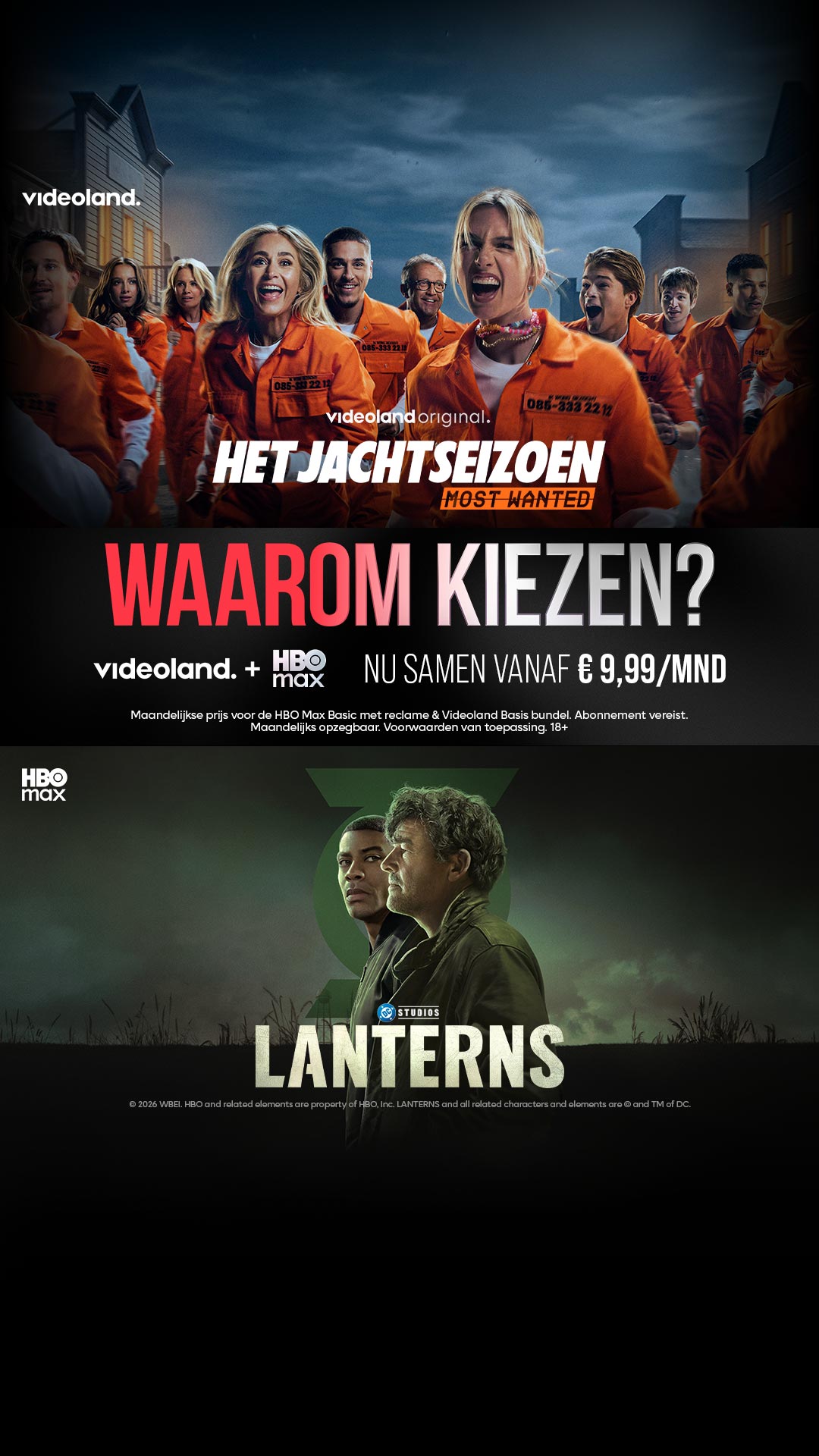 HBO Max Facebook ad: Ontdek de Videoland + HBO Max-bundel