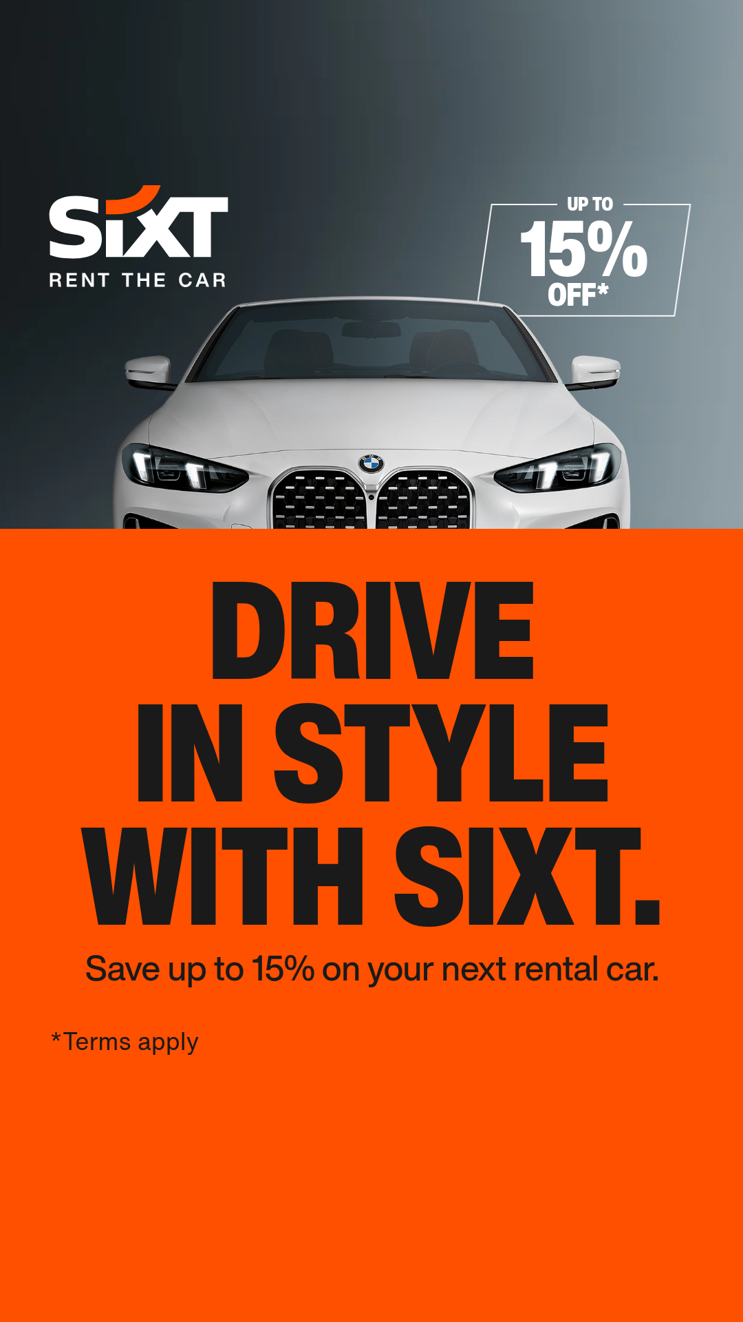 Sixt Facebook ad