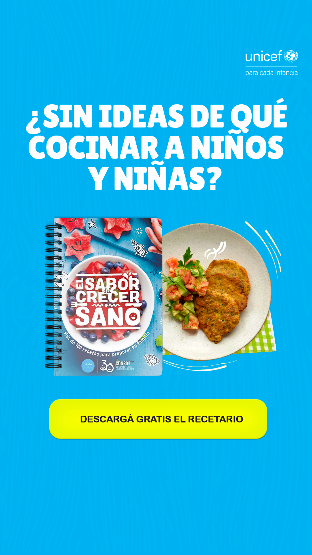UNICEF Uruguay Facebook ad from Jul 28, 2026