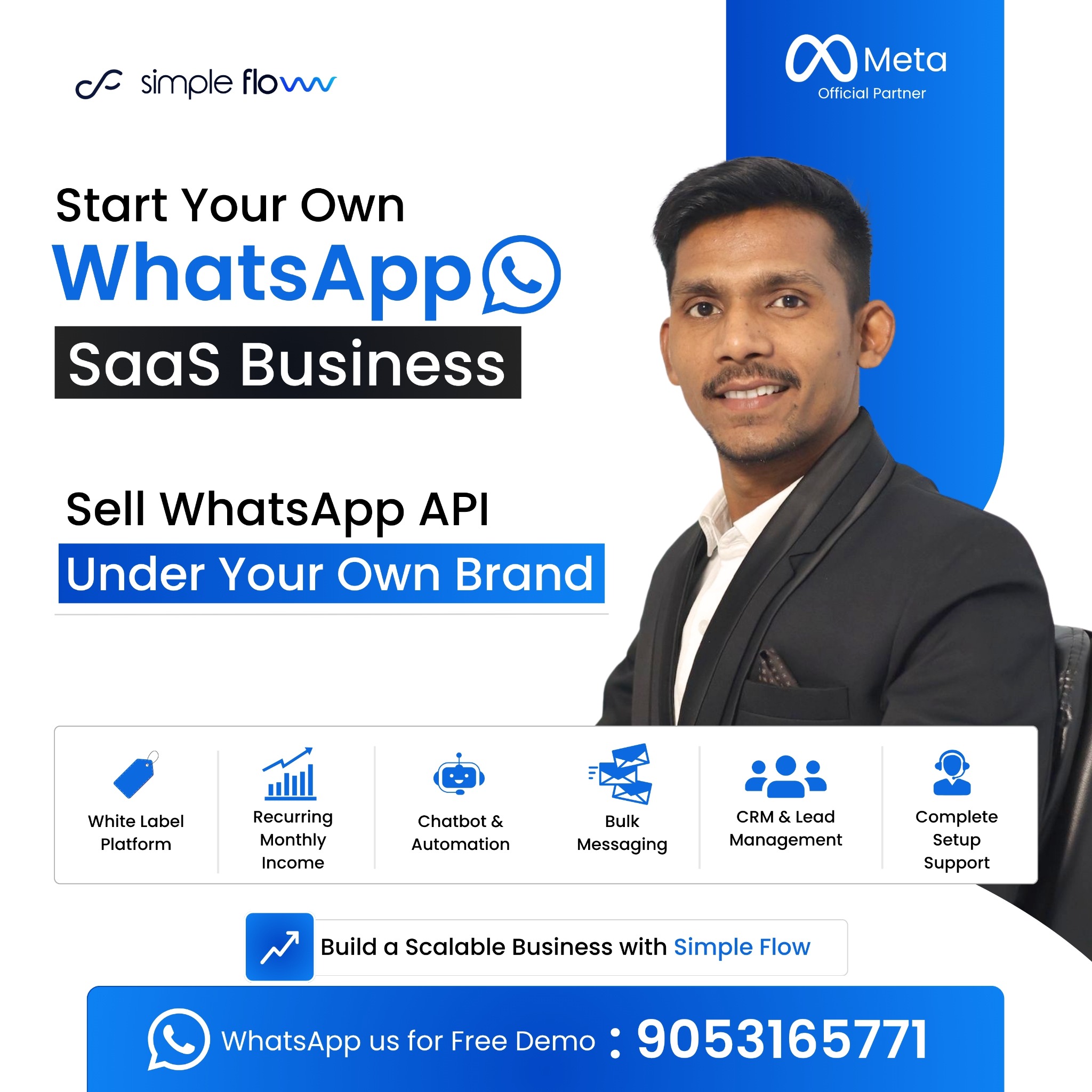 Abhinandan kumar Facebook ad: Offer WhatsApp Automation Services