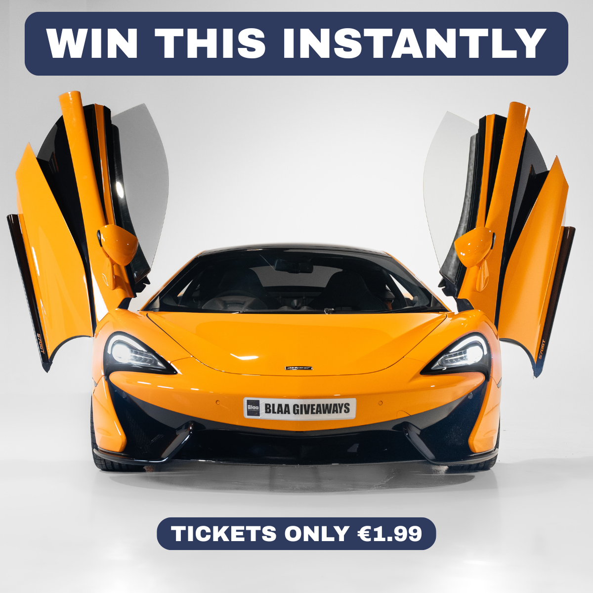Blaa Giveaways Facebook ad