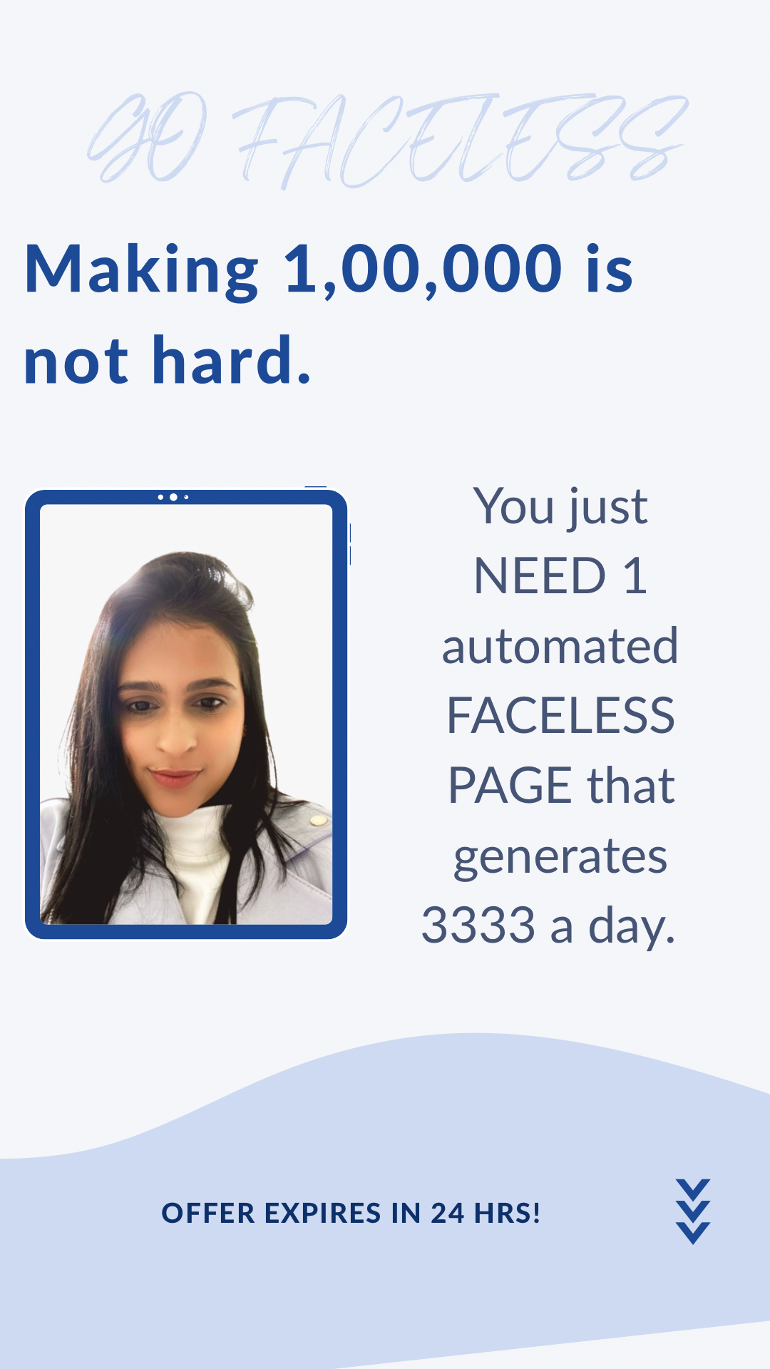 Tanisha Puri Kalsi Courses Facebook ad from Nov 29, 2025