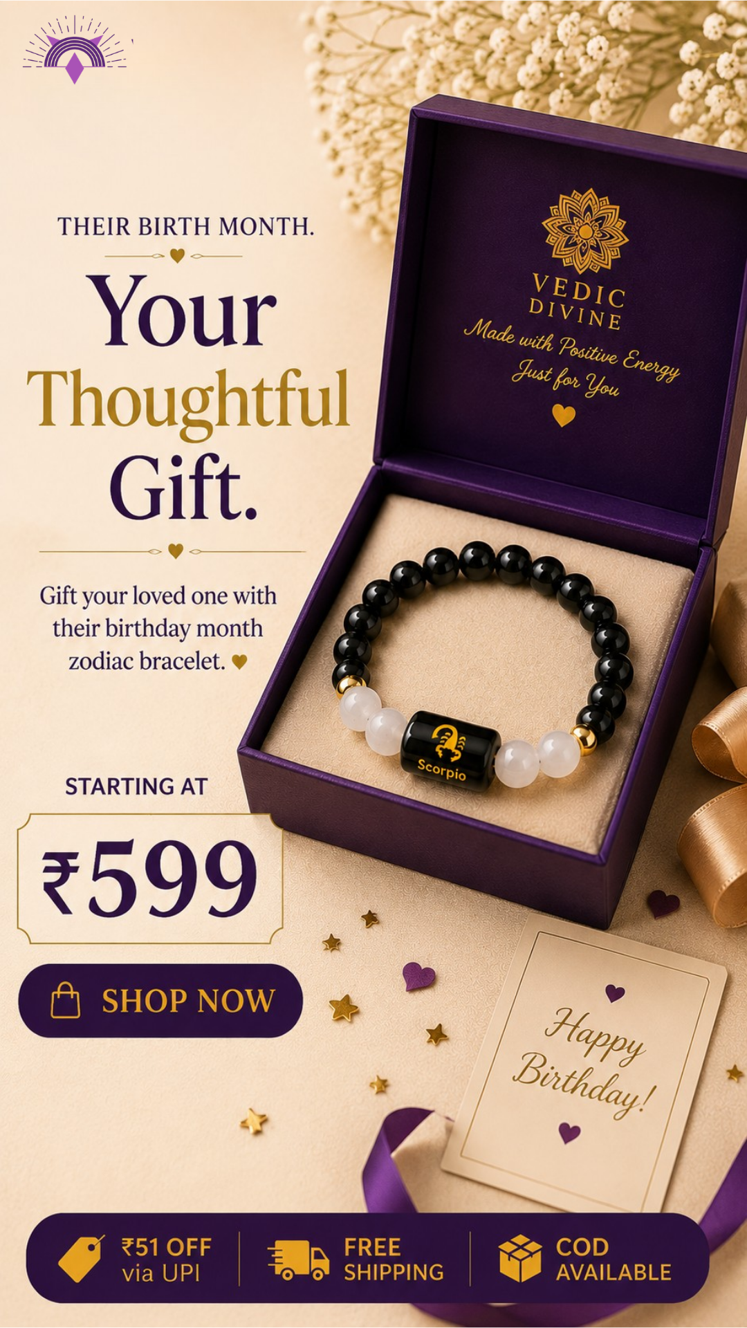 Vedic DIvine Facebook ad from Jul 30, 2026