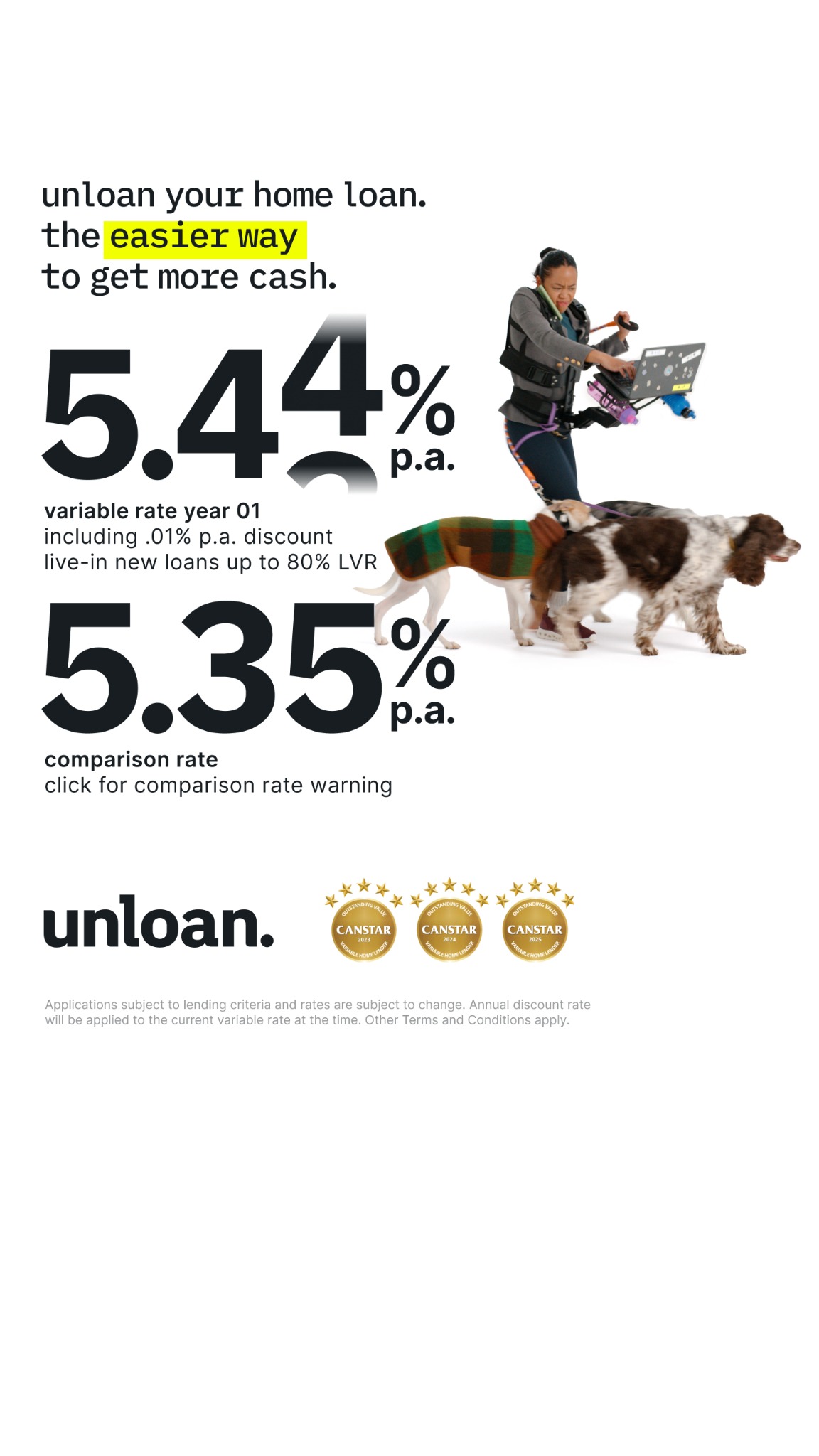 Unloan Facebook ad from Feb 13, 2026