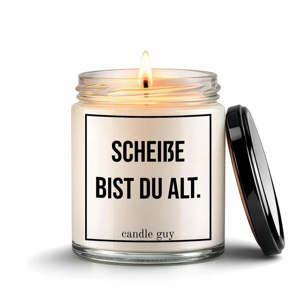 Candle guy Facebook ad: Geburtstagsgeschenk mit Humor.