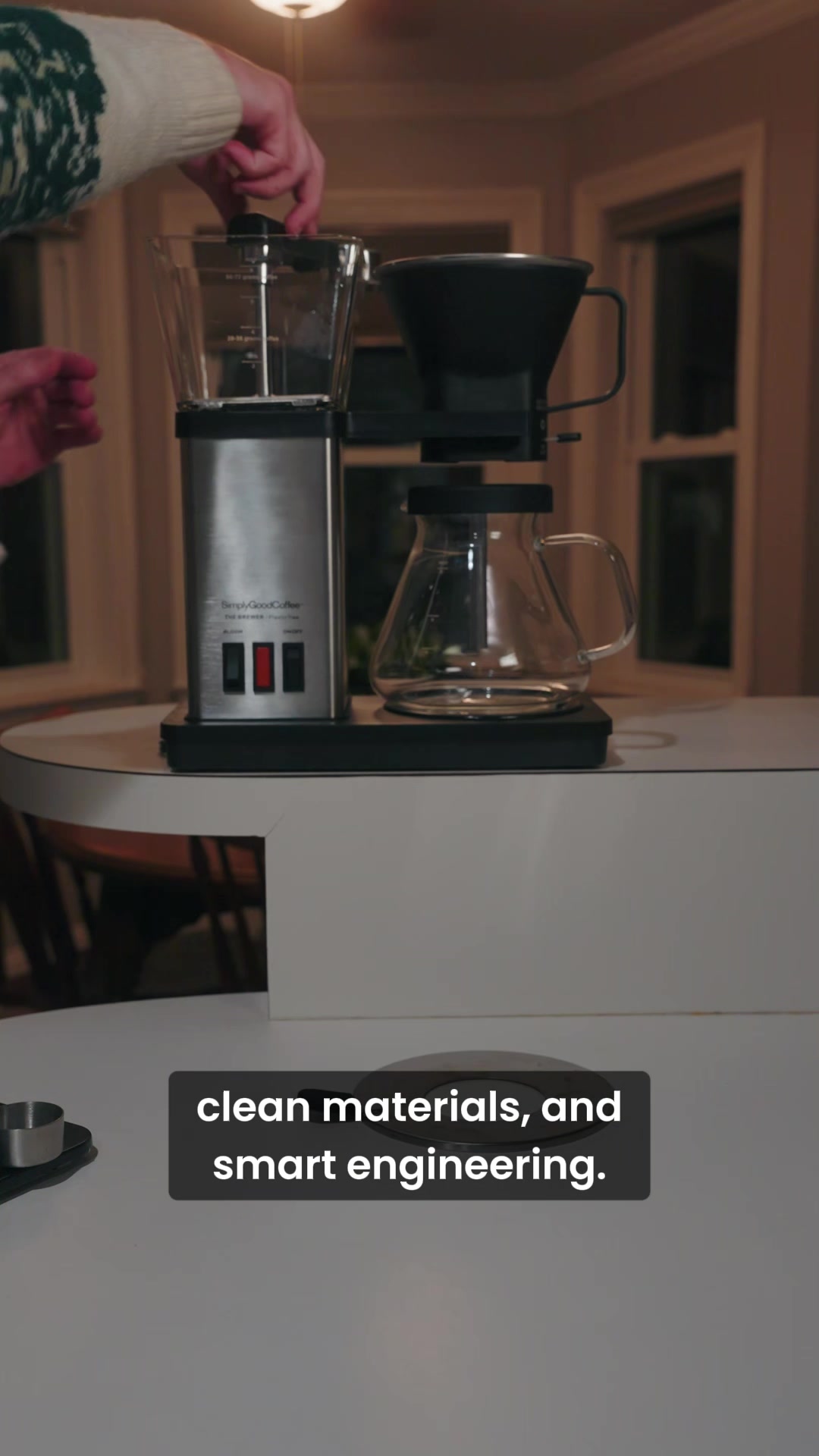 Simply Good Coffee Facebook ad: 100% Plastic-Free Brewing!