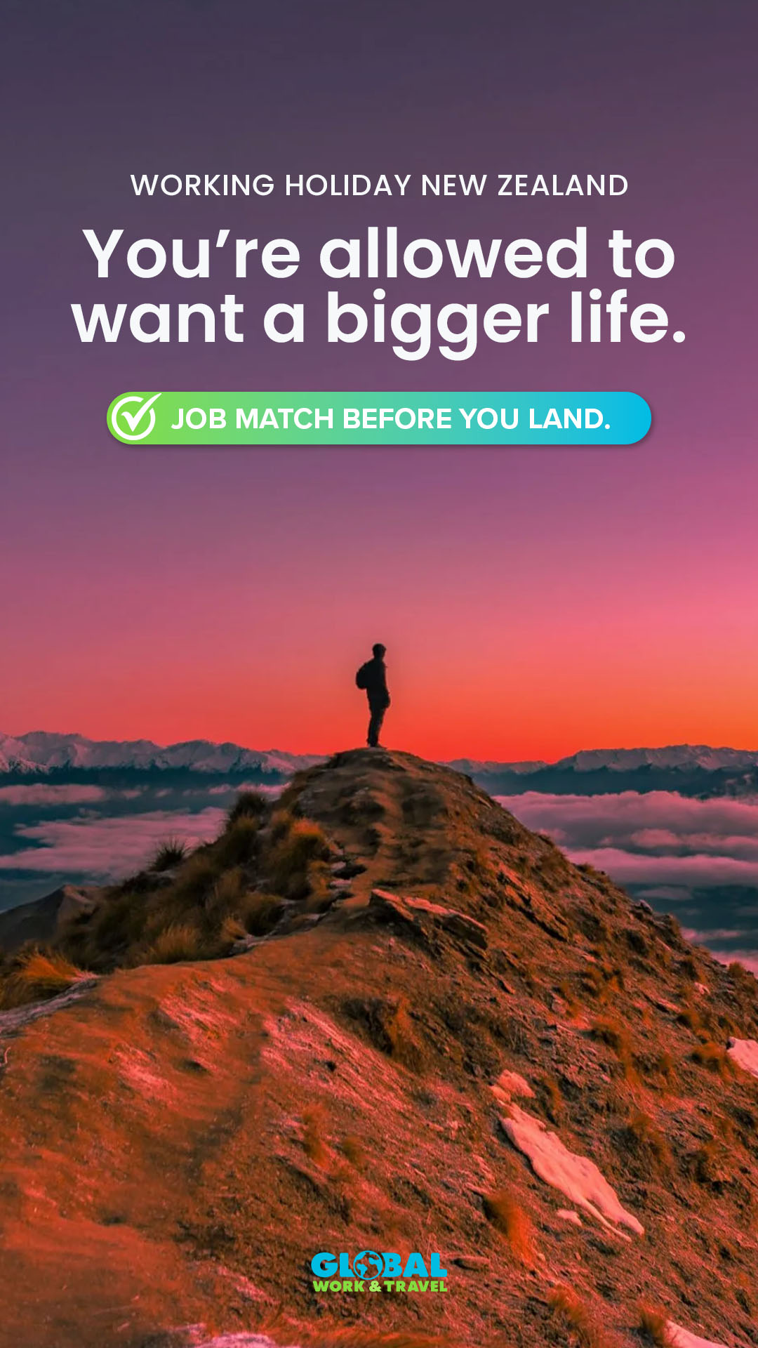 Global Work & Travel Facebook ad