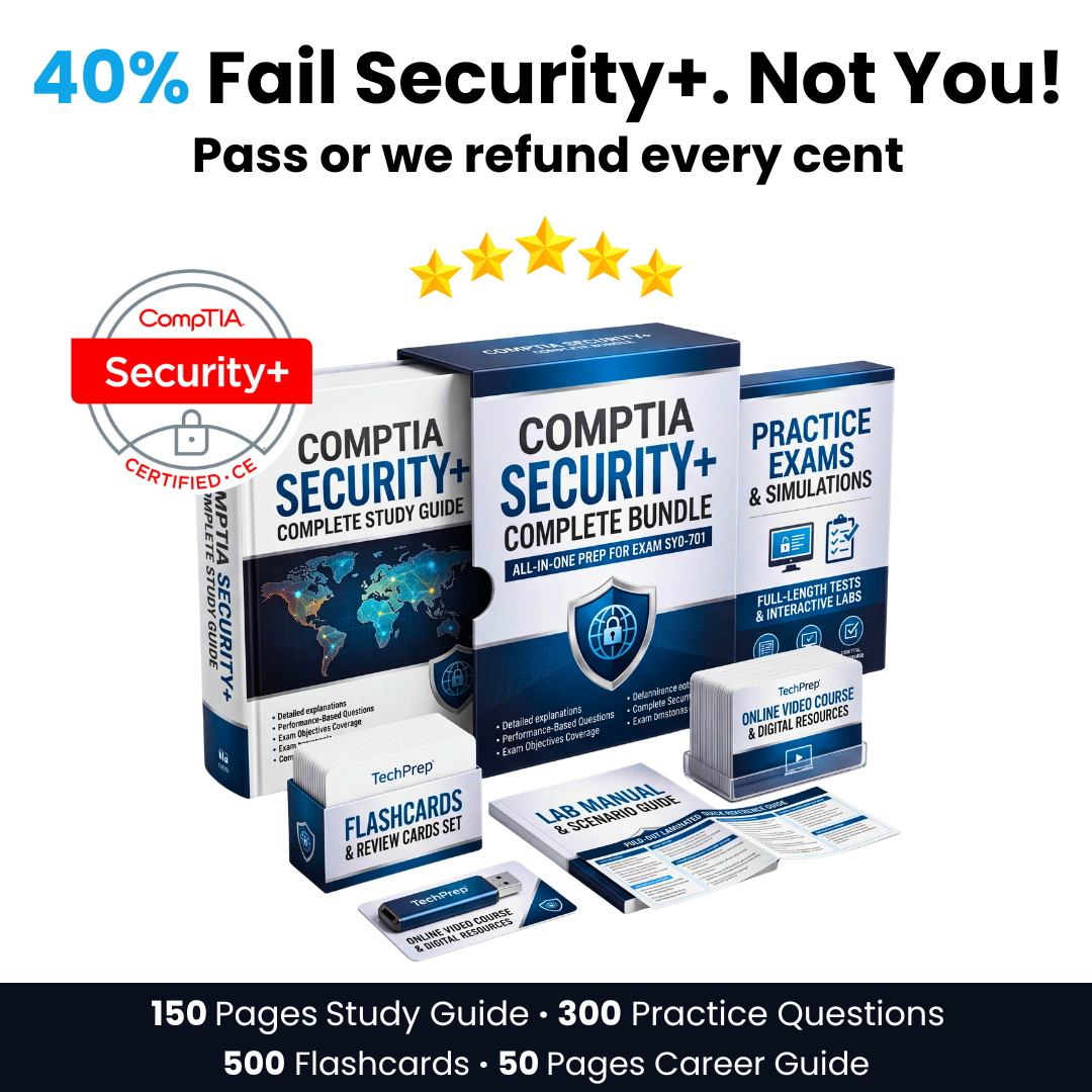 DeepSert - Certification Prep Facebook ad: Your IT Career Starts With Security+