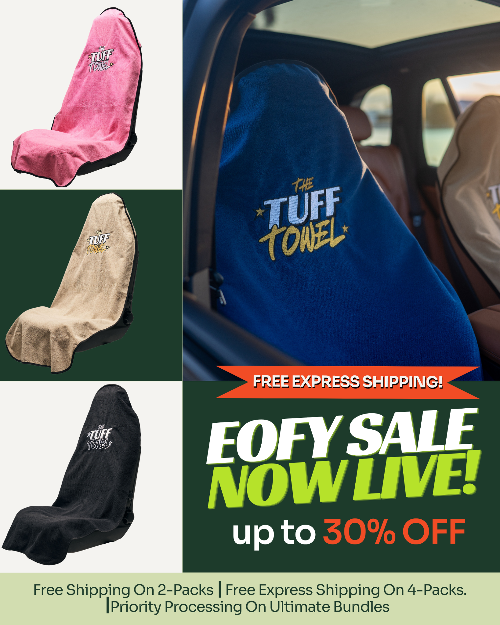 The Tuff Towel Facebook ad