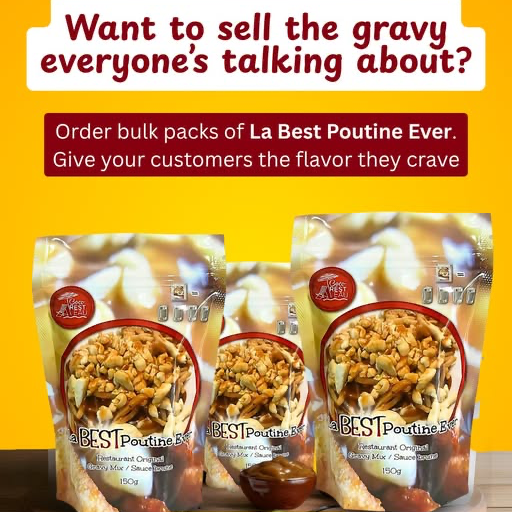 La Best Poutine EVER Facebook ad from Mar 17, 2026
