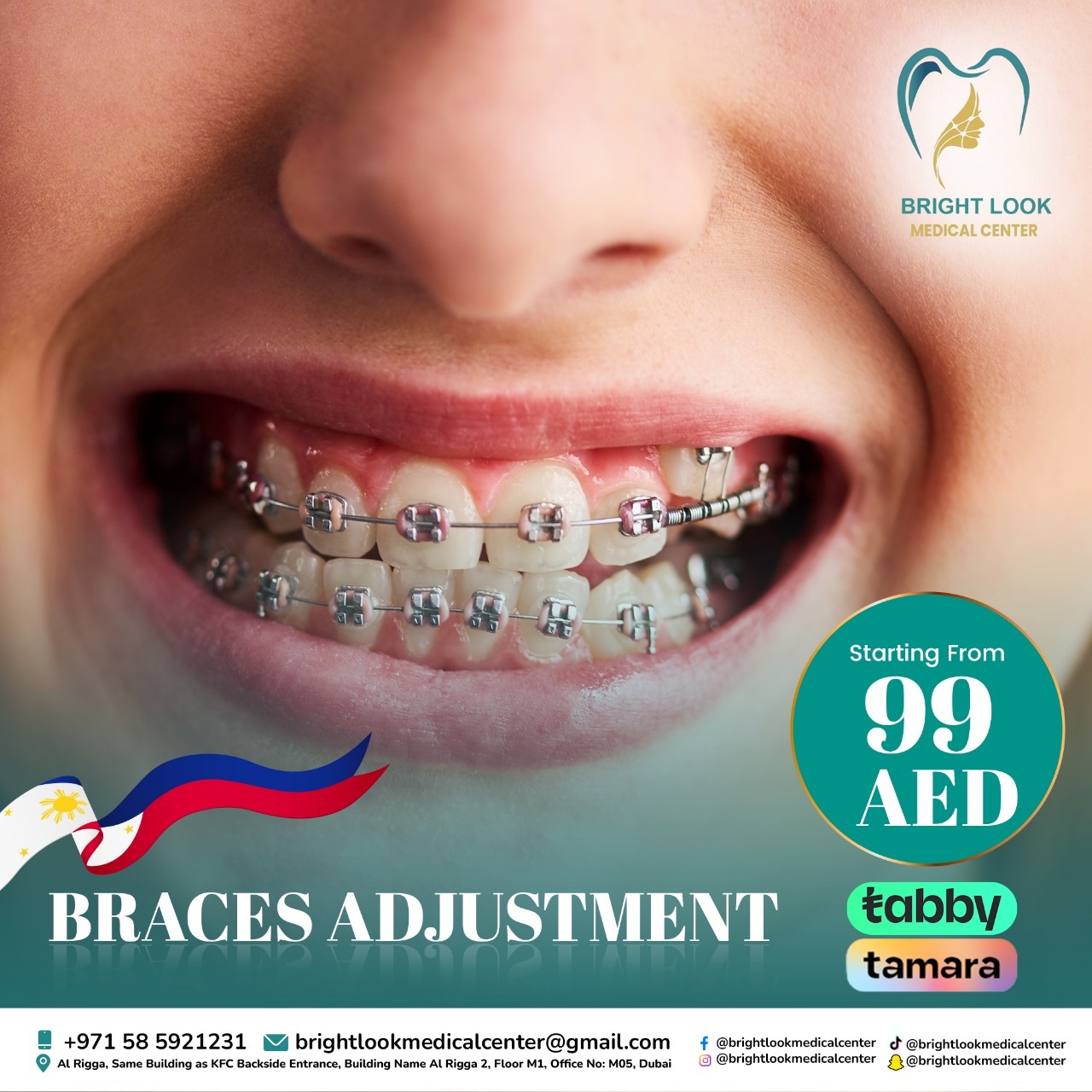 Bright Look Medical Center Facebook ad