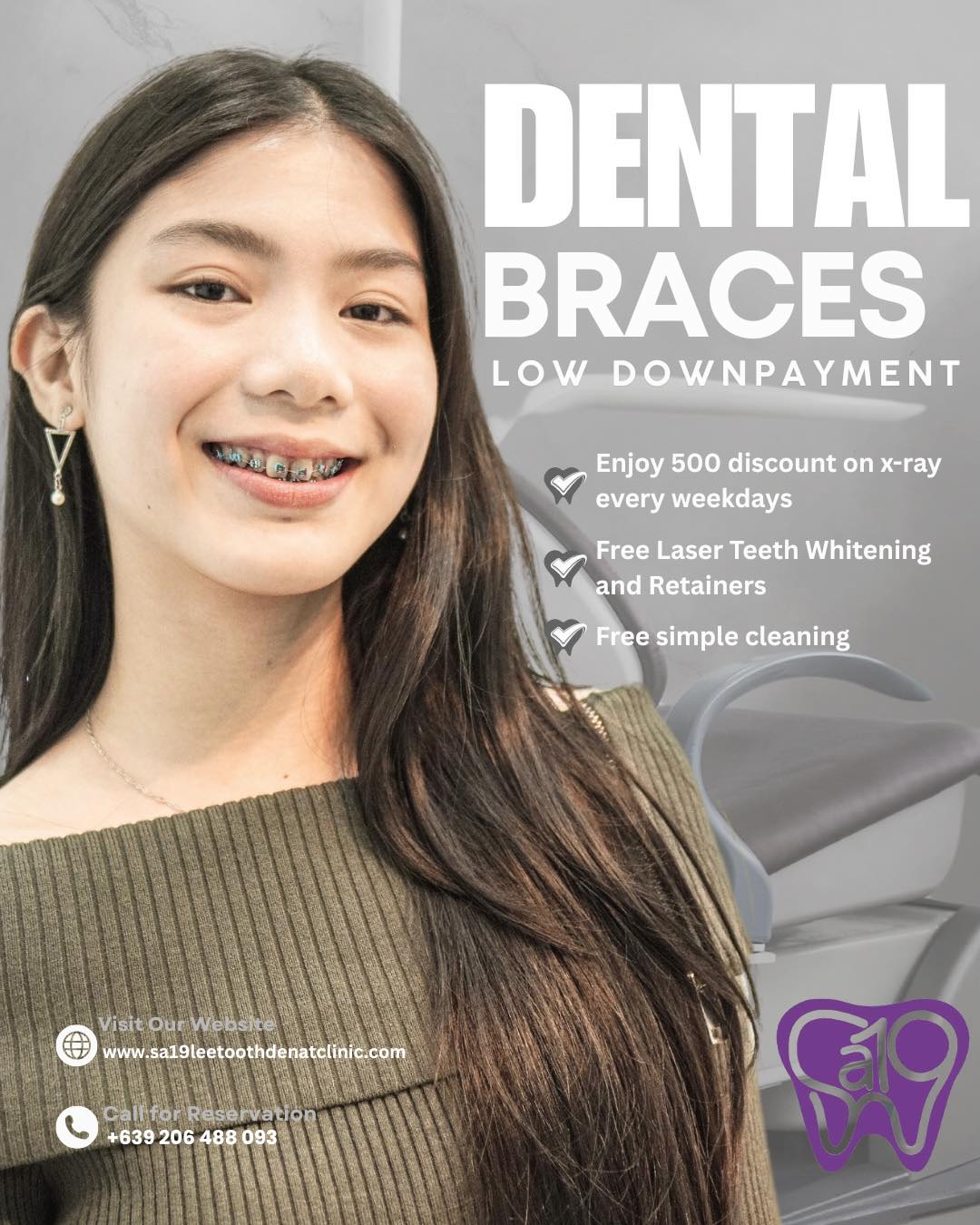 SA19 LeTooth Dental Clinic - Ortigas Mandaluyong Facebook ad: Get That Perfect Smile with Our Braces Promo!