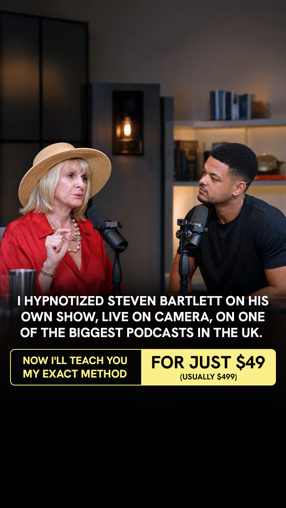 Marisa Peer Facebook ad: I Hypnotized The Host On His Own Show