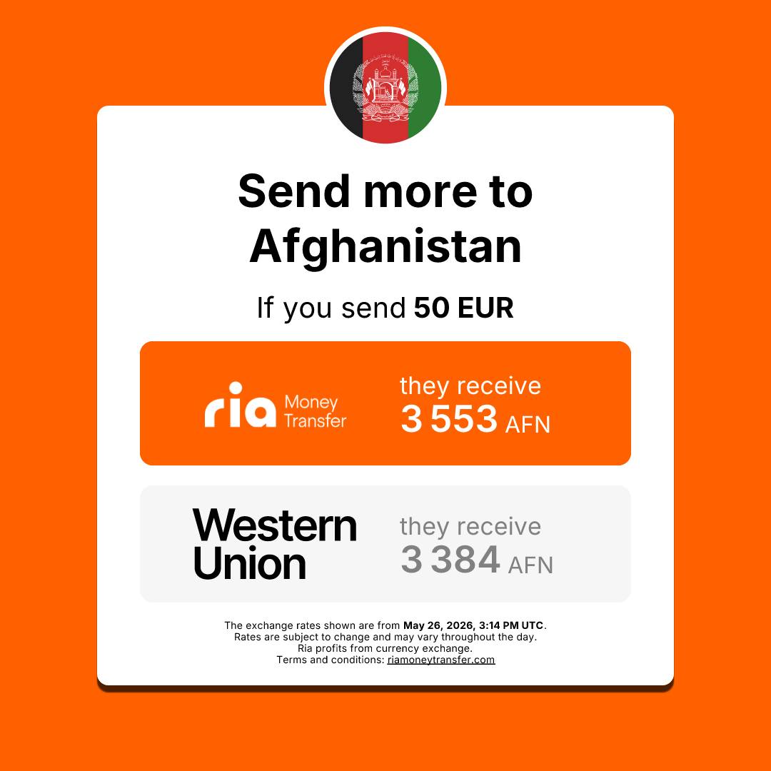 Ria Money Transfer Facebook ad
