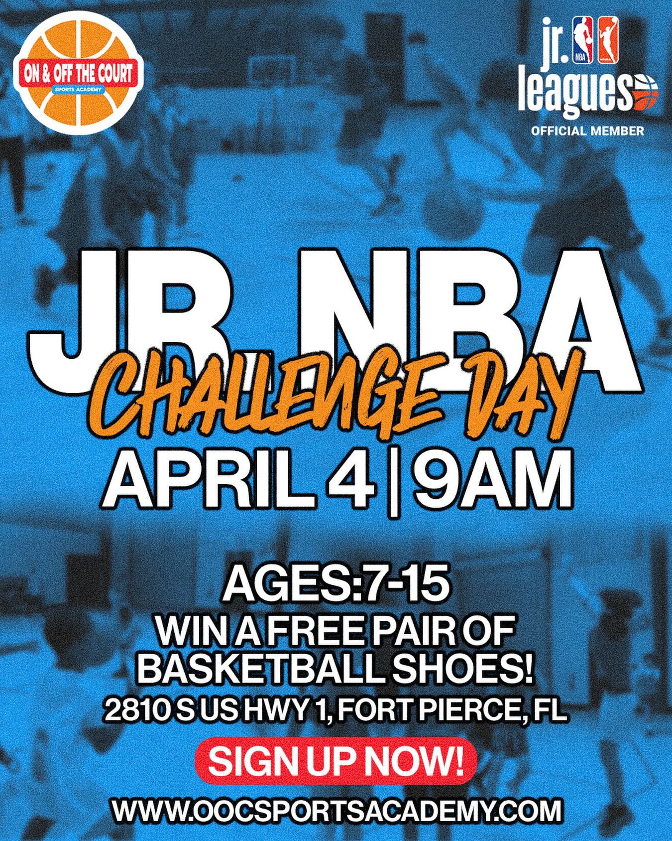 OOC Sports Academy Facebook ad: OOC Jr. NBA Challenge Day | OOC Sports Academy