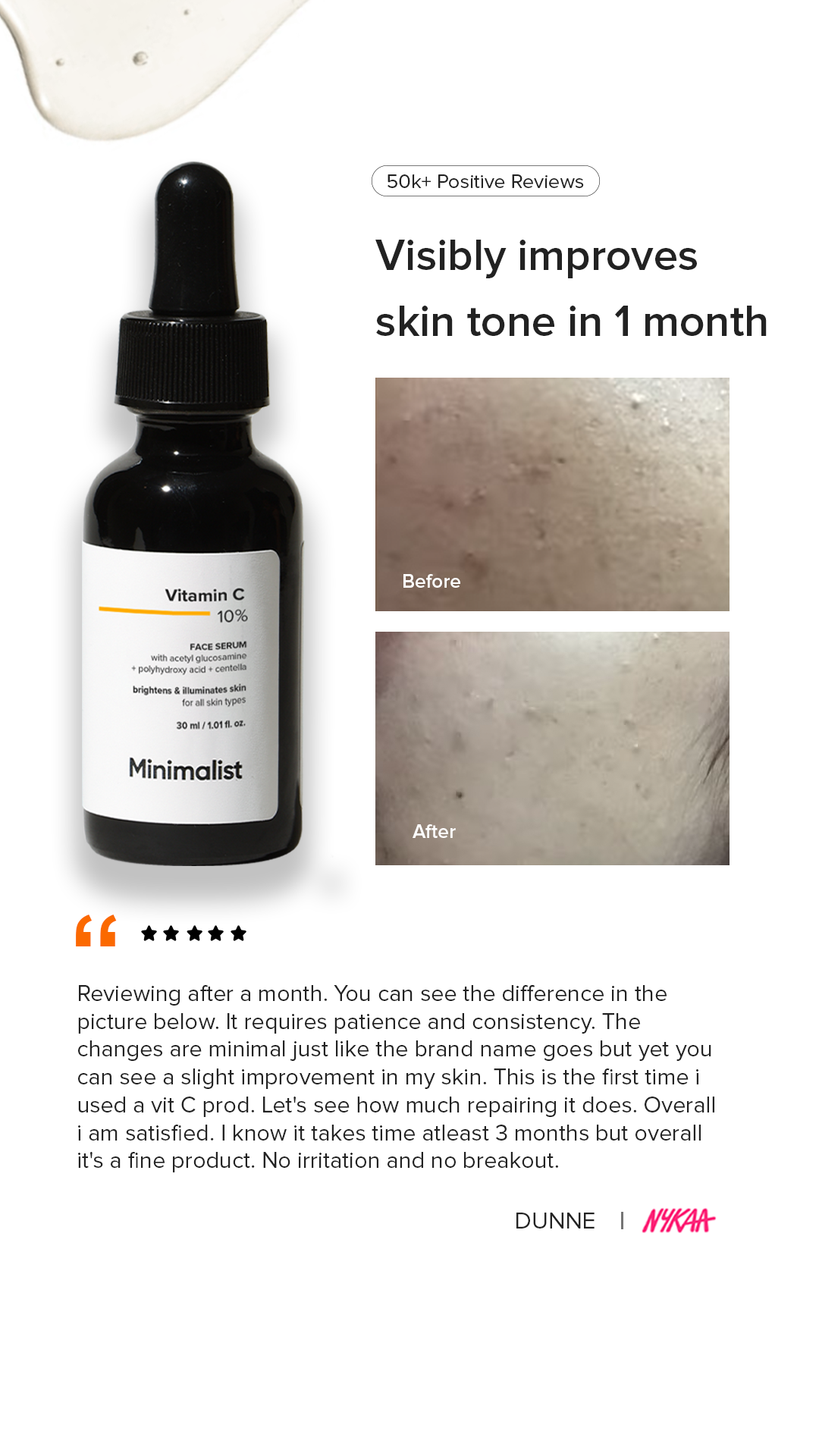Minimalistinc Facebook ad