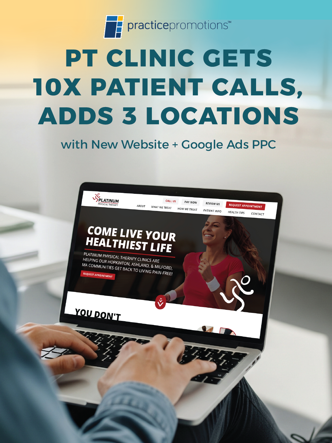 Practice Promotions, Full-Service Clinic Marketing Facebook ad